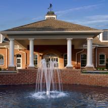 Commercial Building with Water Feature